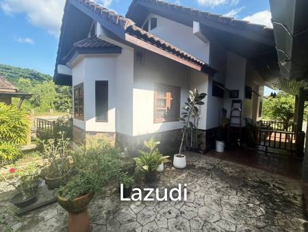 ขายบ้านพร้อมที่ดิน 2 ไร่ใกล้มหาวิทยาลัยและสนามบินในต.บ้านดู่