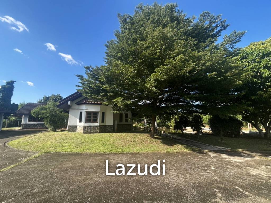 ขายบ้านพร้อมที่ดิน 2 ไร่ใกล้มหาวิทยาลัยและสนามบินในต.บ้านดู่