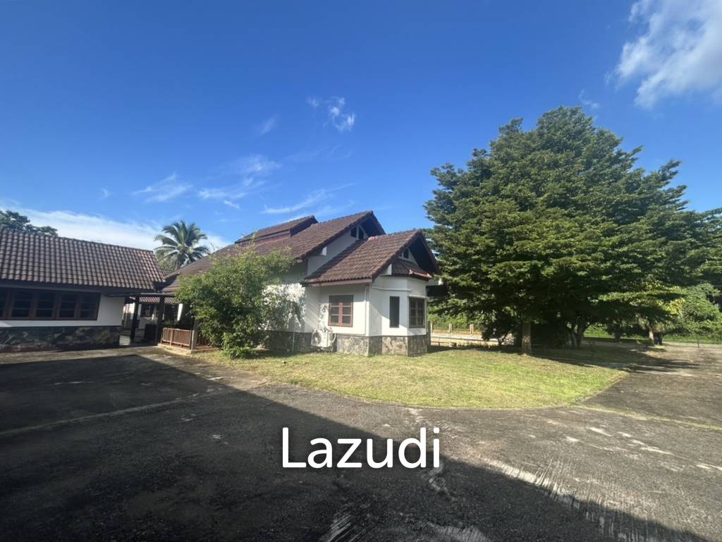 ขายบ้านพร้อมที่ดิน 2 ไร่ใกล้มหาวิทยาลัยและสนามบินในต.บ้านดู่