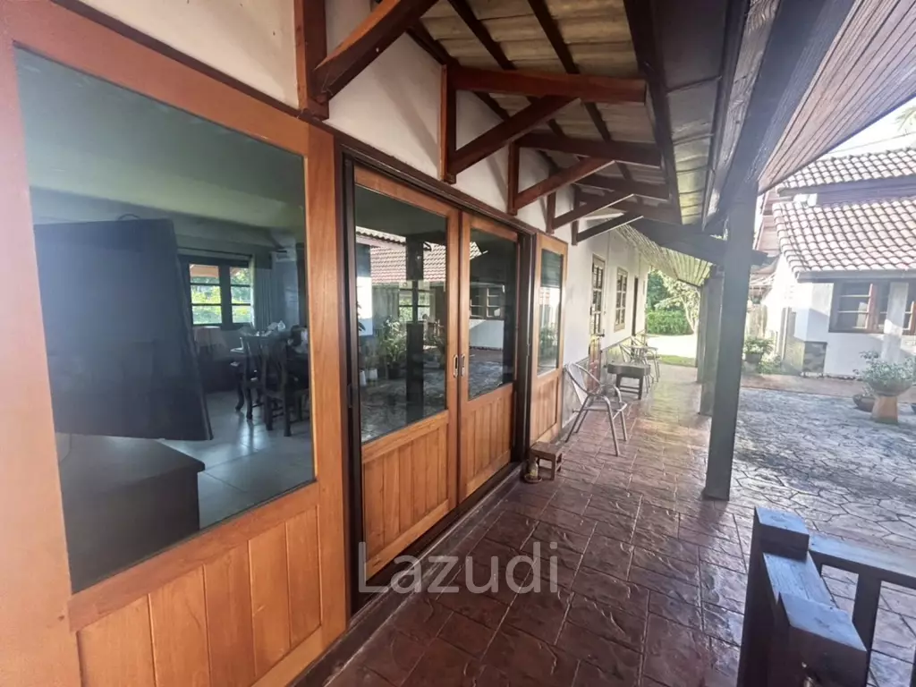 ขายบ้านพร้อมที่ดิน 2 ไร่ใกล้มหาวิทยาลัยและสนามบินในต.บ้านดู่