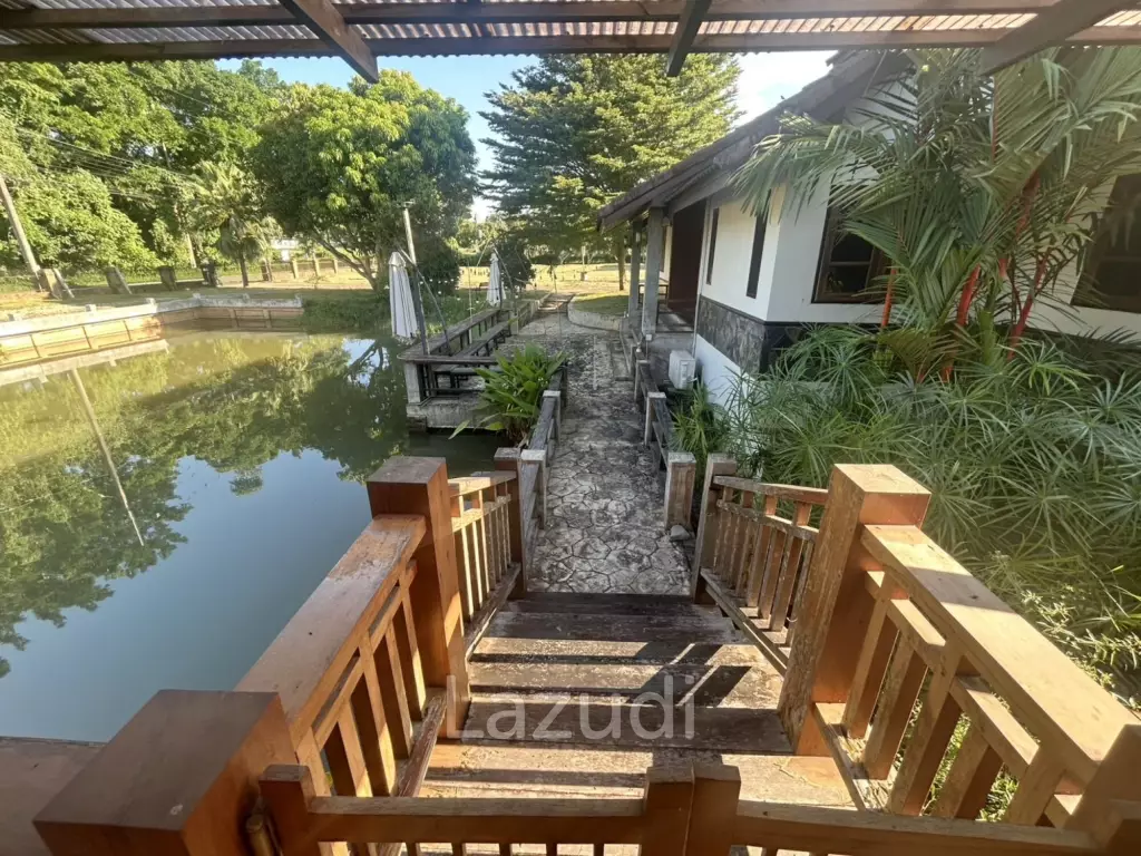 ขายบ้านพร้อมที่ดิน 2 ไร่ใกล้มหาวิทยาลัยและสนามบินในต.บ้านดู่