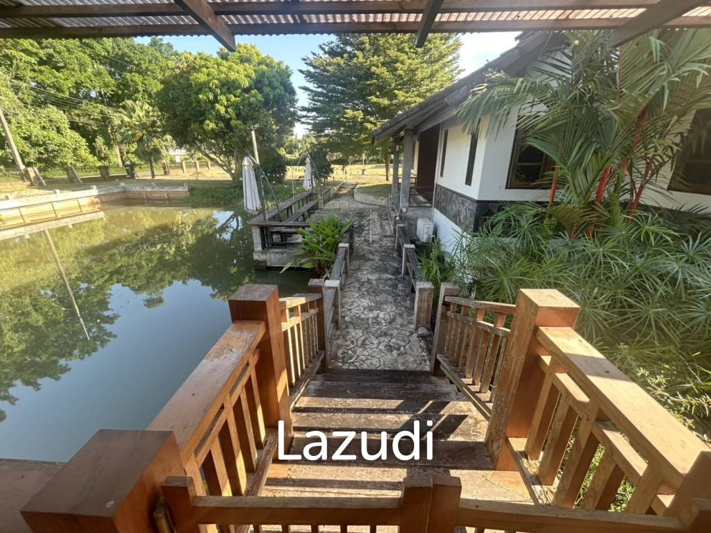 ขายบ้านพร้อมที่ดิน 2 ไร่ใกล้มหาวิทยาลัยและสนามบินในต.บ้านดู่