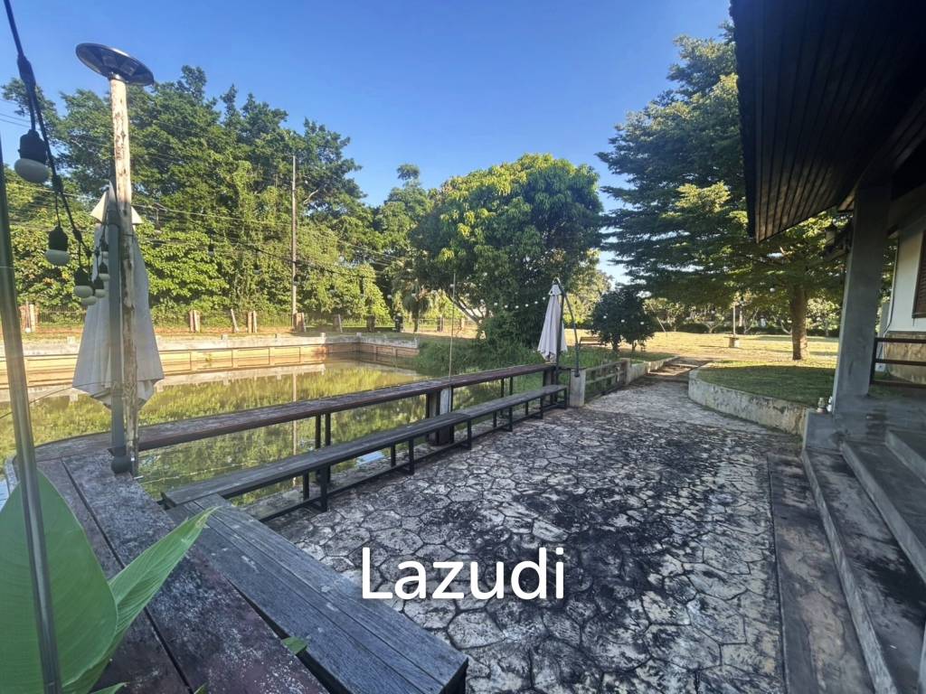 ขายบ้านพร้อมที่ดิน 2 ไร่ใกล้มหาวิทยาลัยและสนามบินในต.บ้านดู่