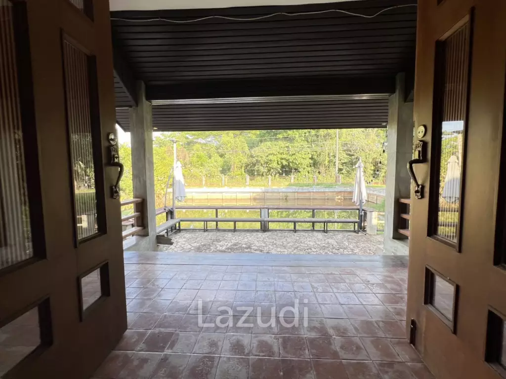 ขายบ้านพร้อมที่ดิน 2 ไร่ใกล้มหาวิทยาลัยและสนามบินในต.บ้านดู่