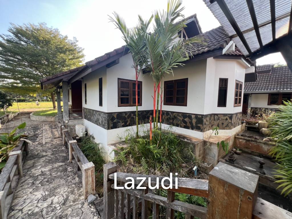 ขายบ้านพร้อมที่ดิน 2 ไร่ใกล้มหาวิทยาลัยและสนามบินในต.บ้านดู่