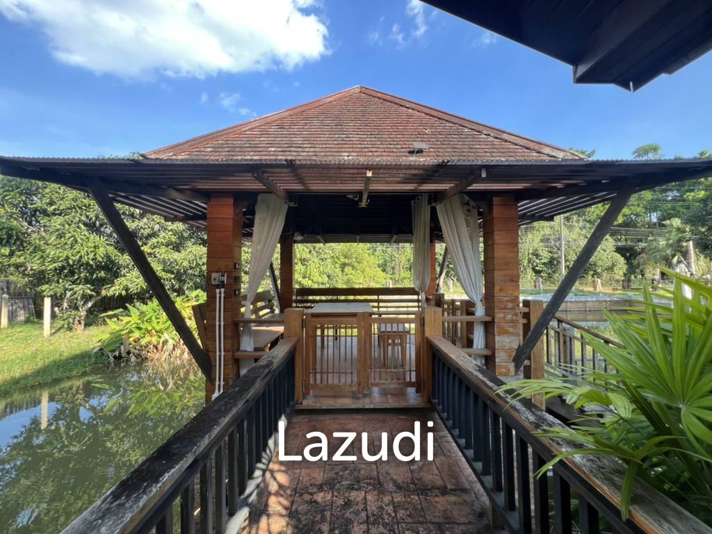 ขายบ้านพร้อมที่ดิน 2 ไร่ใกล้มหาวิทยาลัยและสนามบินในต.บ้านดู่