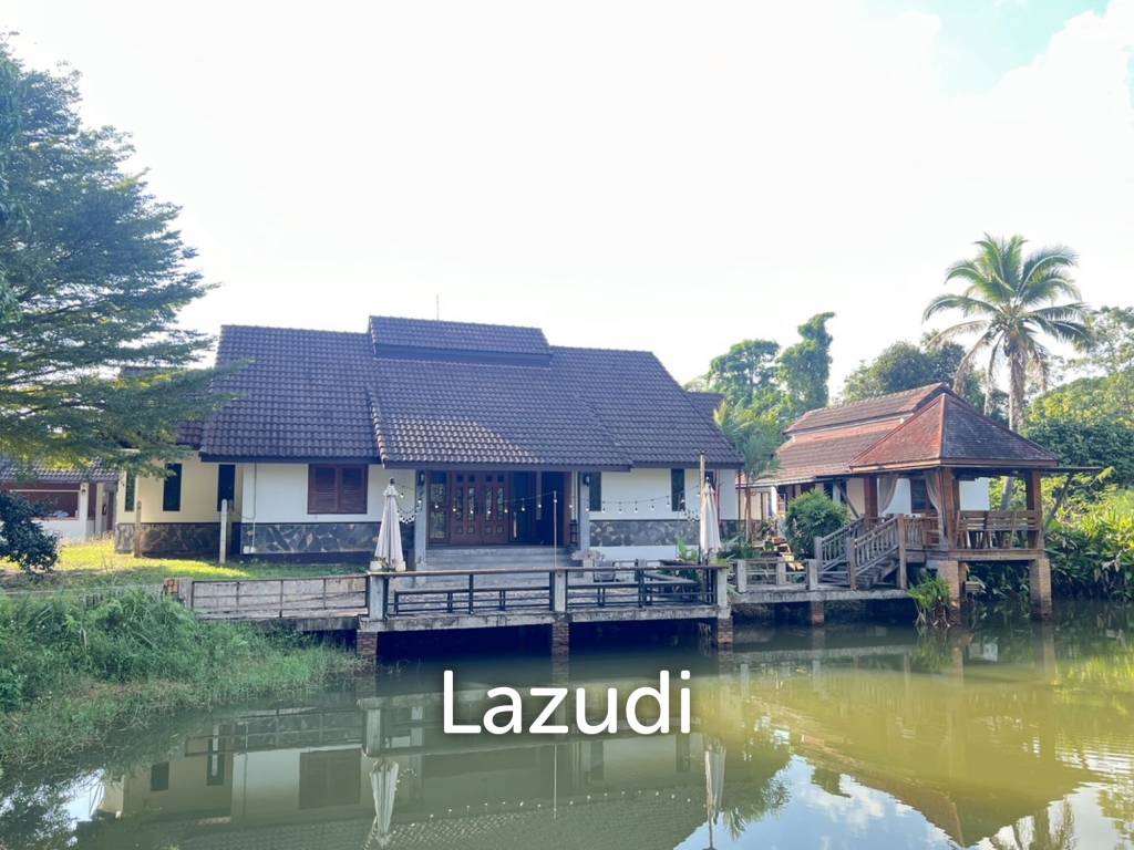ขายบ้านพร้อมที่ดิน 2 ไร่ใกล้มหาวิทยาลัยและสนามบินในต.บ้านดู่