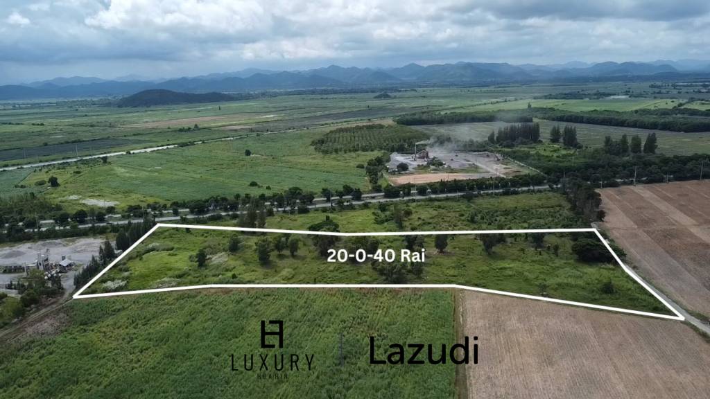 Prime Freehold 20-0-40  Land in Scenic Hua Hin with Access From Bypass Cha Am - Pranburi