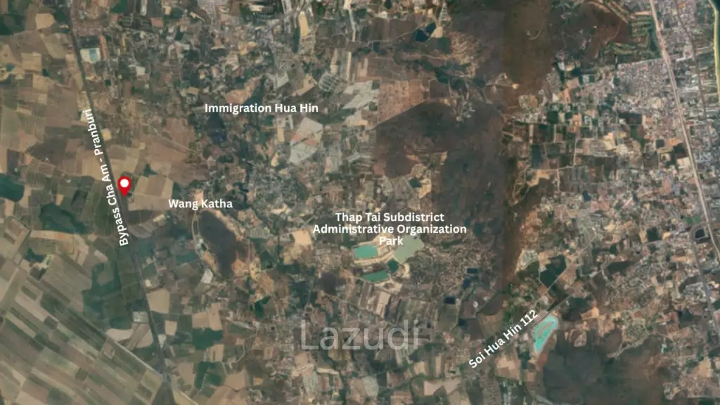 Prime Freehold 20-0-40  Land in Scenic Hua Hin with Access From Bypass Cha Am - Pranburi