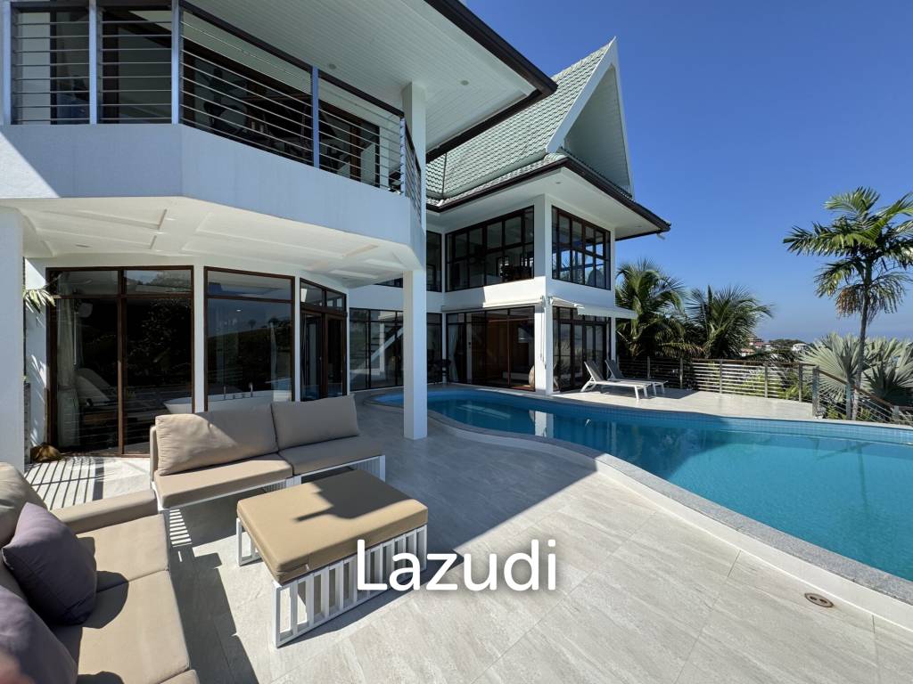 Newly Renovated 4-Bedroom Seaview Villa in Bang Por, Koh Samui