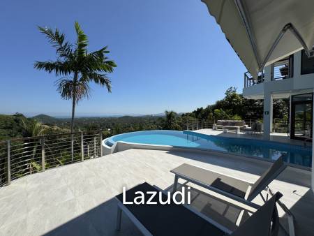 Newly Renovated 4-Bedroom Seaview Villa in Bang Por, Koh Samui