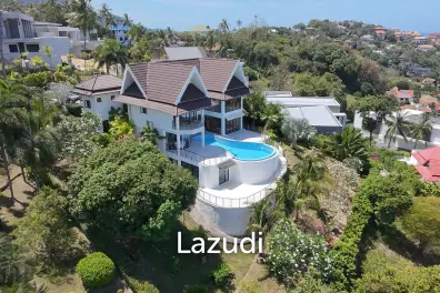Newly Renovated 4-Bedroom Seaview Villa in Bang Por, Koh Samui