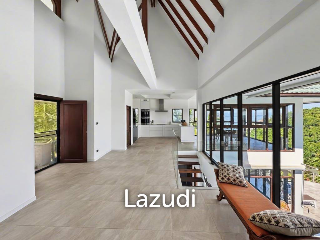 Newly Renovated 4-Bedroom Seaview Villa in Bang Por, Koh Samui