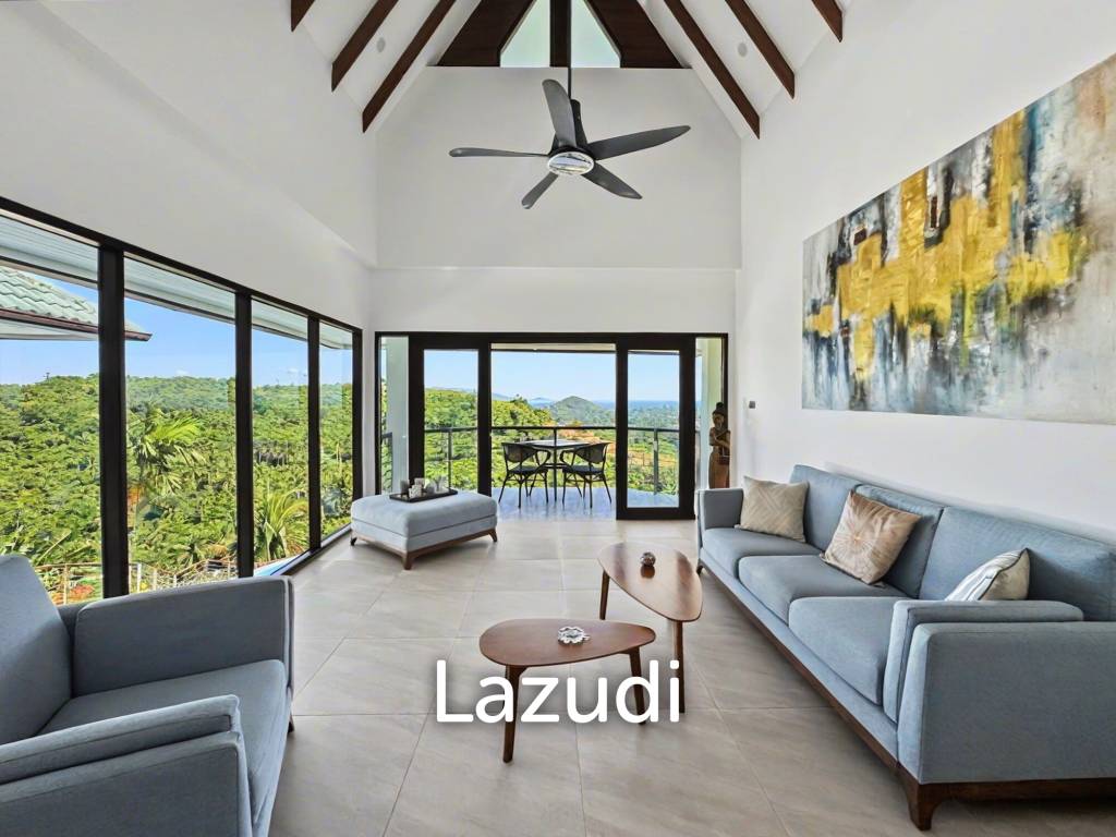 Newly Renovated 4-Bedroom Seaview Villa in Bang Por, Koh Samui