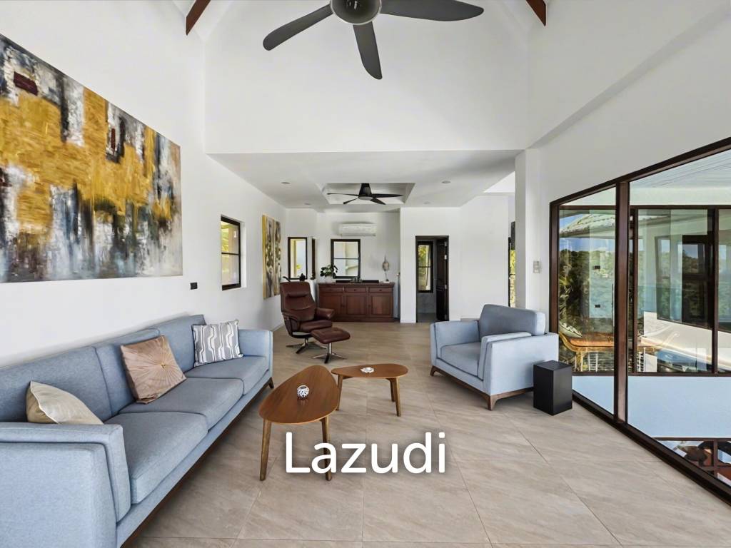 Newly Renovated 4-Bedroom Seaview Villa in Bang Por, Koh Samui