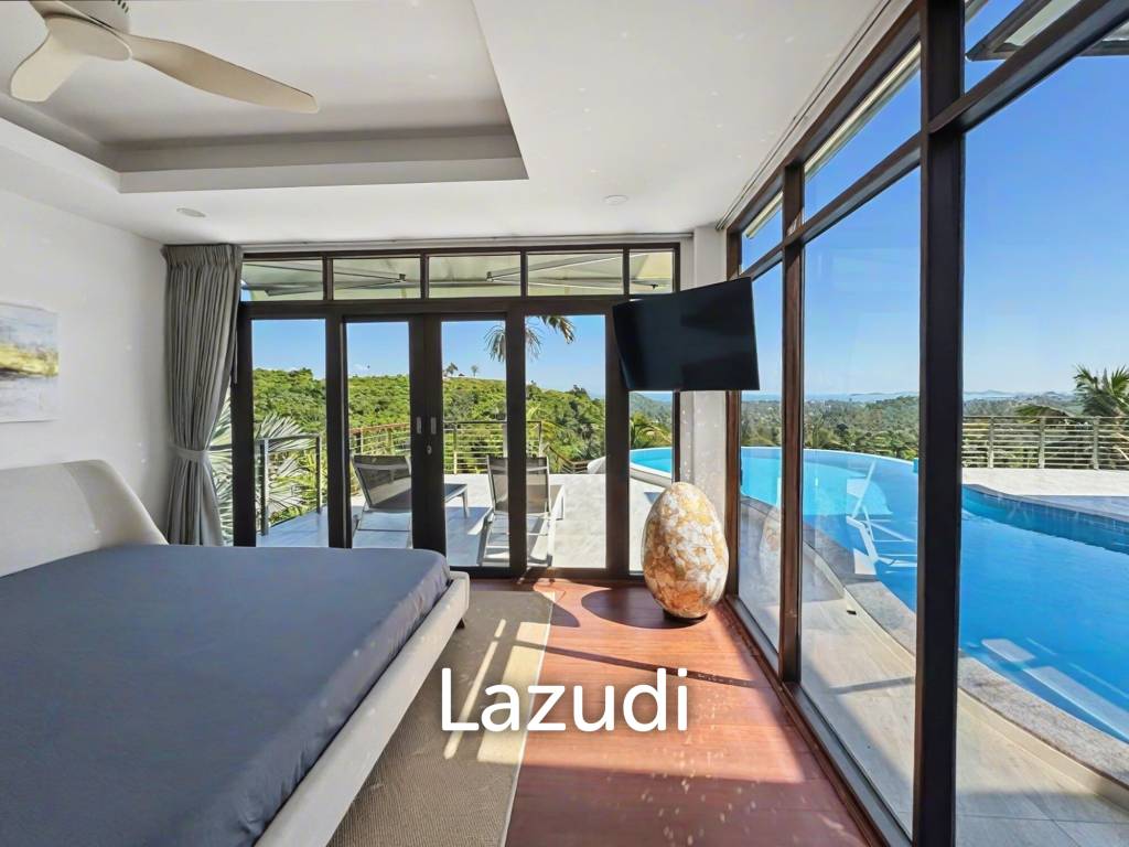 Newly Renovated 4-Bedroom Seaview Villa in Bang Por, Koh Samui