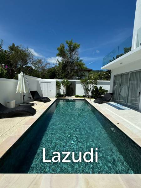 Modern Villa with Mountain and Sunset Views