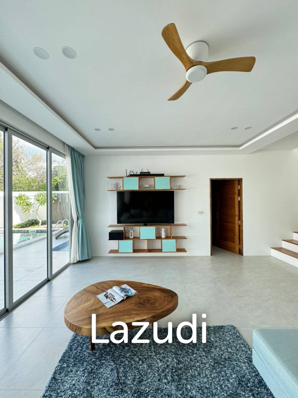 Modern Villa with Mountain and Sunset Views