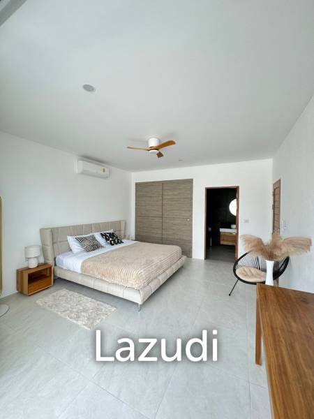 Modern Villa with Mountain and Sunset Views