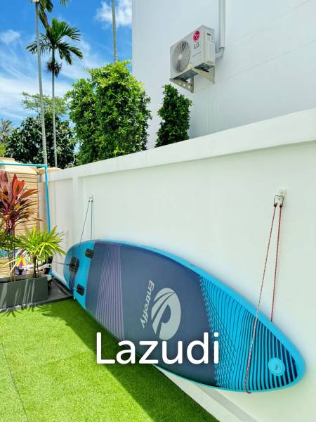 Modern Villa with Mountain and Sunset Views