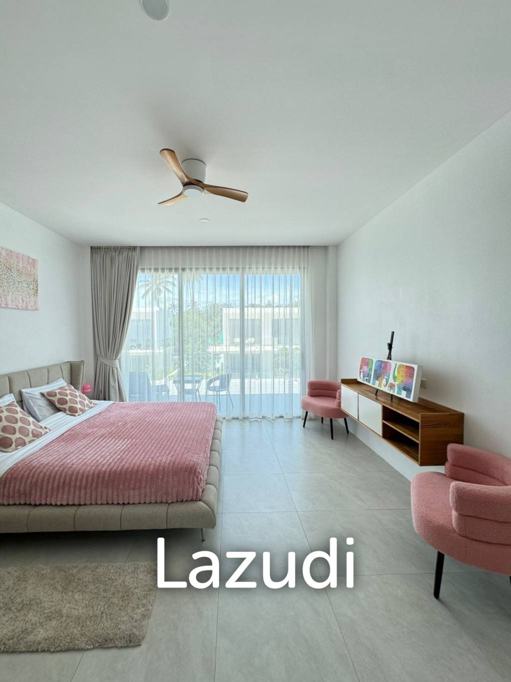 Modern Villa with Mountain and Sunset Views