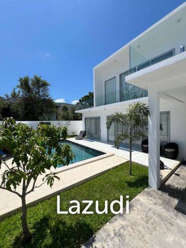 Modern Villa with Mountain and Sunset Views