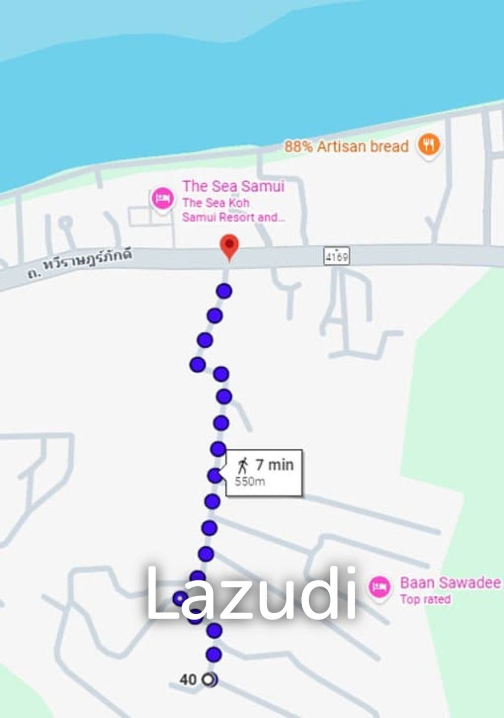 Sea View Land Plots for Sale in Ban Tai, Koh Samui