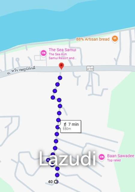 Sea View Land Plots for Sale in Ban Tai, Koh Samui