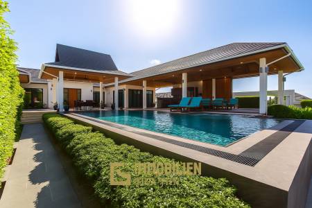 วิลล่าวิวเขาสุดพรีเมียม! ใกล้หัวหิน พร้อมสระน้ำเกลือ 12 ม. และโซลาร์ 10kW