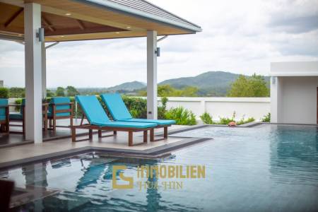 วิลล่าวิวเขาสุดพรีเมียม! ใกล้หัวหิน พร้อมสระน้ำเกลือ 12 ม. และโซลาร์ 10kW