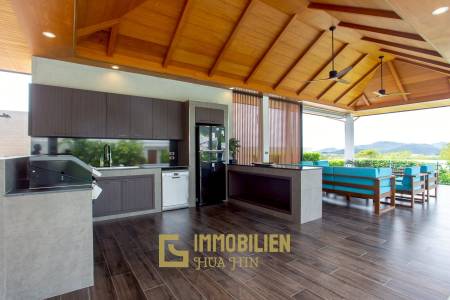 วิลล่าวิวเขาสุดพรีเมียม! ใกล้หัวหิน พร้อมสระน้ำเกลือ 12 ม. และโซลาร์ 10kW