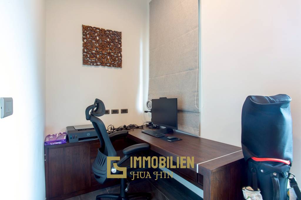 วิลล่าวิวเขาสุดพรีเมียม! ใกล้หัวหิน พร้อมสระน้ำเกลือ 12 ม. และโซลาร์ 10kW