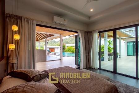 วิลล่าวิวเขาสุดพรีเมียม! ใกล้หัวหิน พร้อมสระน้ำเกลือ 12 ม. และโซลาร์ 10kW