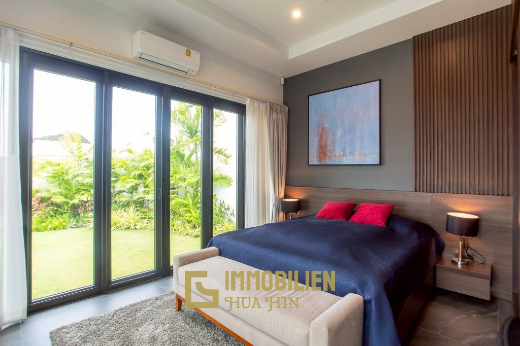 วิลล่าวิวเขาสุดพรีเมียม! ใกล้หัวหิน พร้อมสระน้ำเกลือ 12 ม. และโซลาร์ 10kW