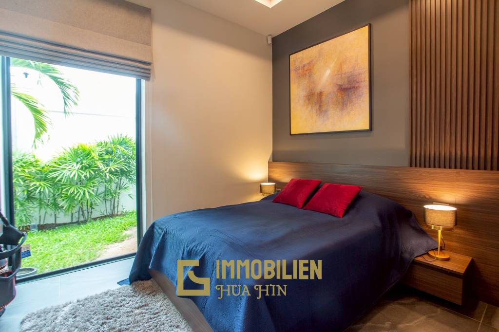 วิลล่าวิวเขาสุดพรีเมียม! ใกล้หัวหิน พร้อมสระน้ำเกลือ 12 ม. และโซลาร์ 10kW