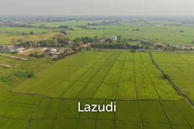 18 Rai Land for Sale Close to Irrigation Canal at Mae Rim.