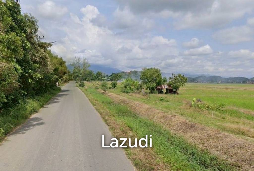 ขายที่ดิน 18 ไร่ ติดถนนลาดยางและคลองชลประทาน อ.แม่ริม