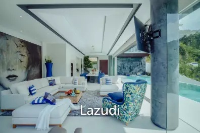 A stunning 4-bedroom luxury pool villa nestled in the peaceful Rawai area.