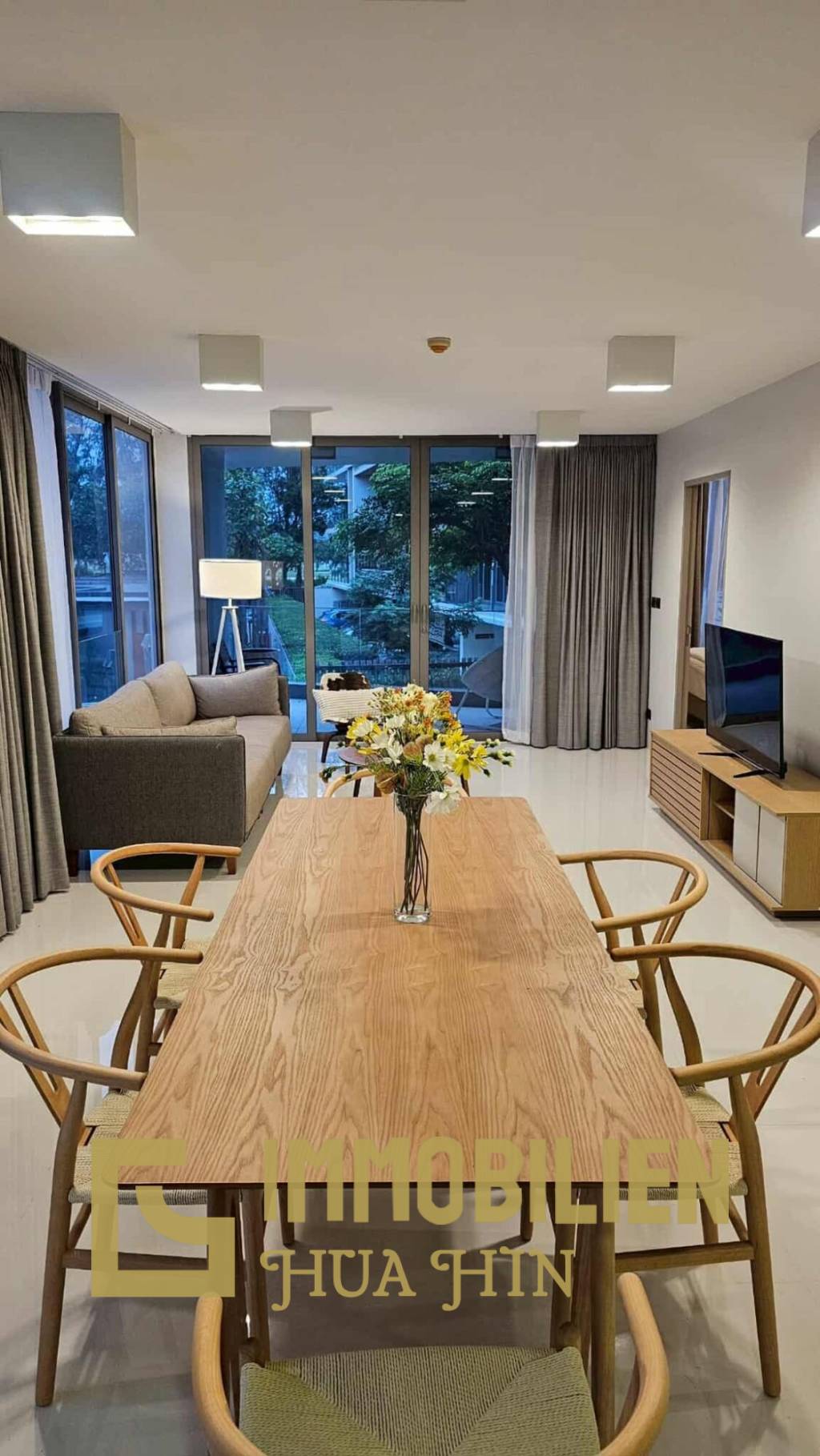 The Pine Hua Hin Condominium, Schöne 3-Zimmer-Wohnung mit 117 qm