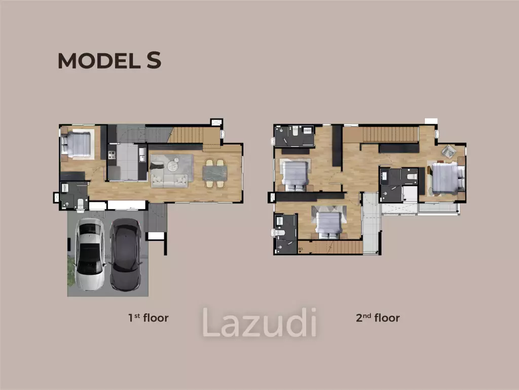 4 Bedrooms 4 Bathrooms 202 SQ.M. PYCHE