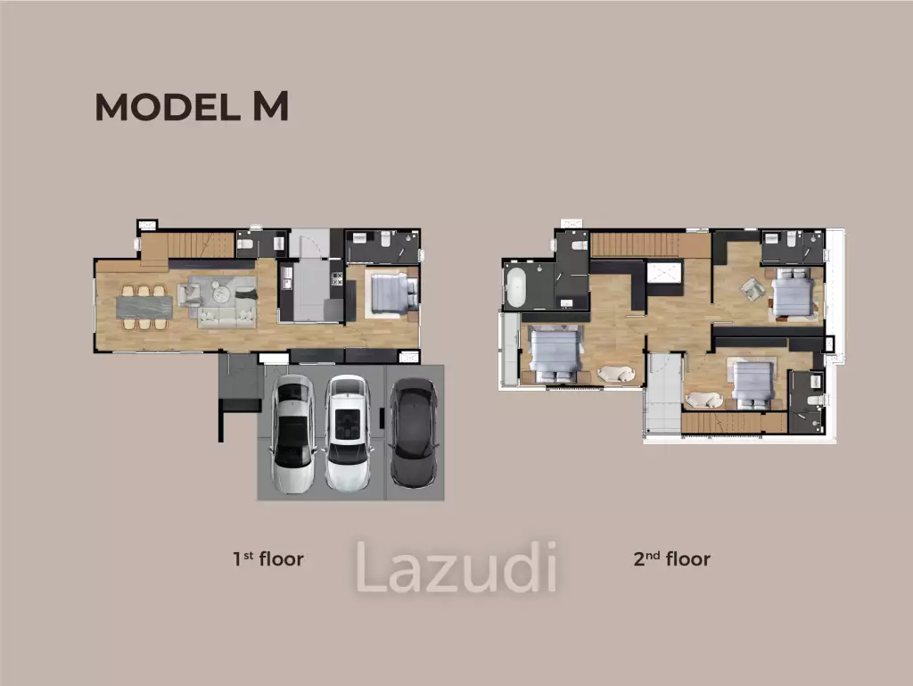 4 Bedrooms 5 Bathrooms 230 SQ.M. PYCHE