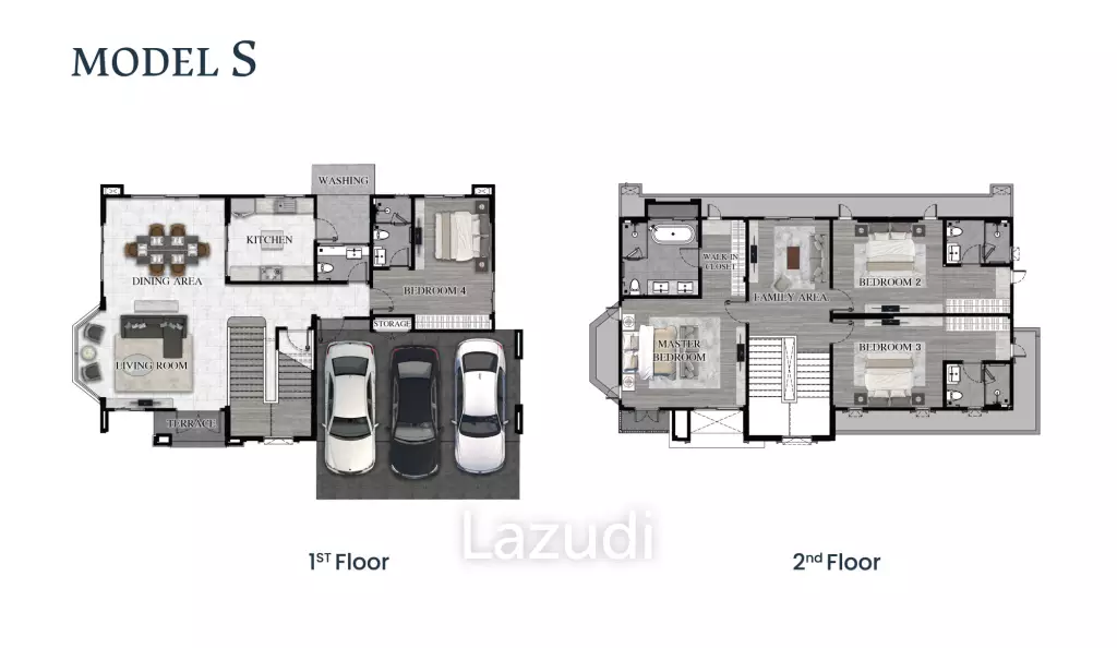 4 Bedrooms 5 Bathrooms 292 SQ.M. REKHA