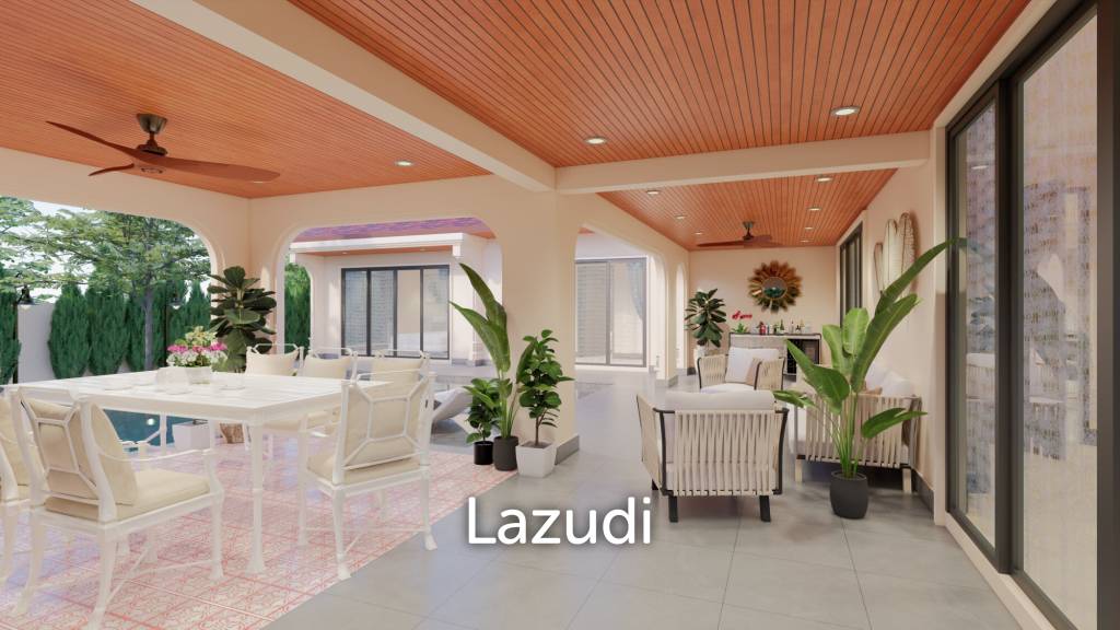 3 Bed 4 Bath 369 SQ.M The Birdie Pool Villas