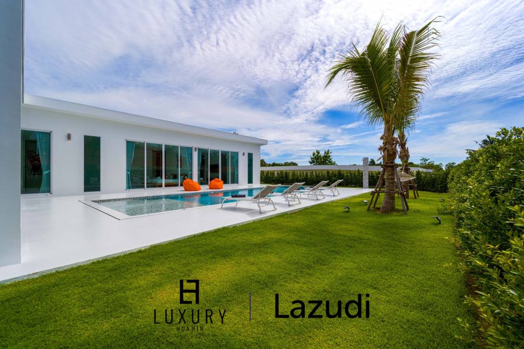 ปาล์มฮิลส์: บ้านเดี่ยวติดสนามกอล์ฟสุดพิเศษ 4 ห้องนอน บนที่ดิน 1,150 ตร.ม.