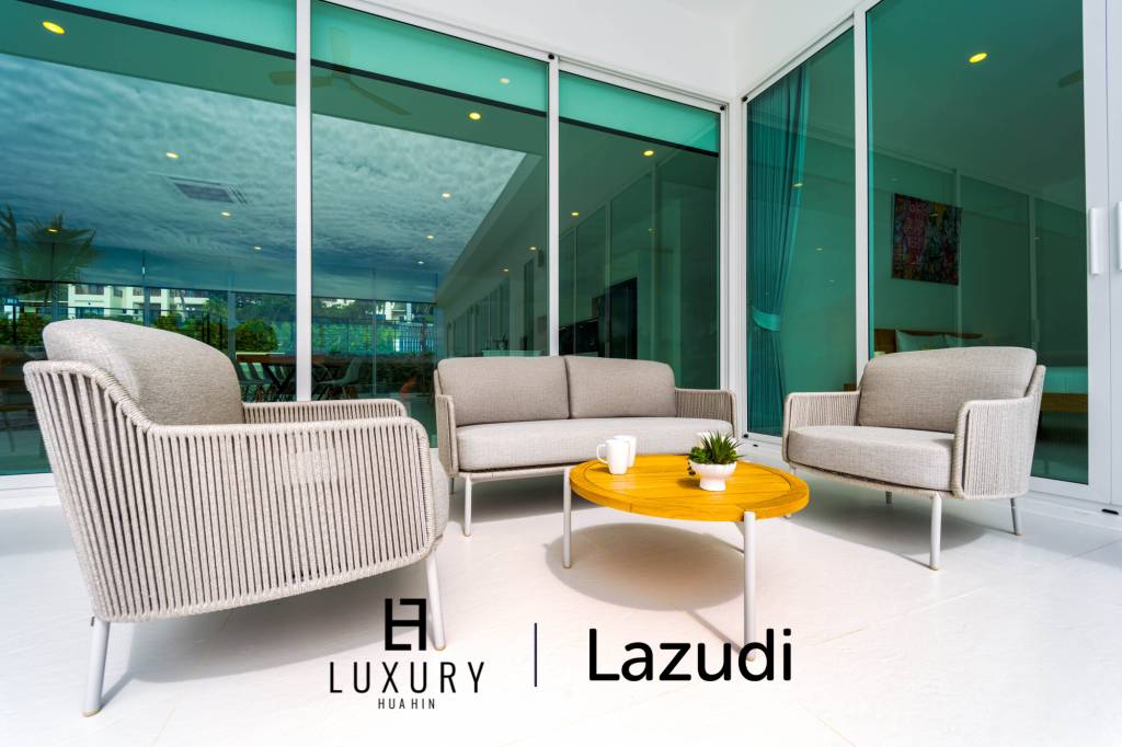 ปาล์มฮิลส์: บ้านเดี่ยวติดสนามกอล์ฟสุดพิเศษ 4 ห้องนอน บนที่ดิน 1,150 ตร.ม.