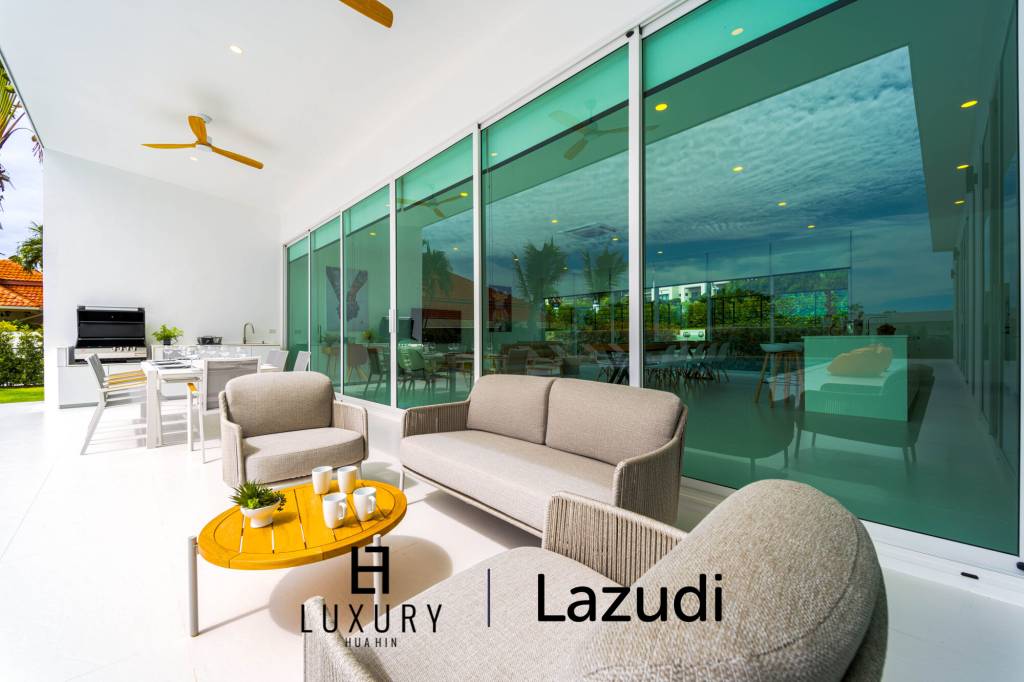 ปาล์มฮิลส์: บ้านเดี่ยวติดสนามกอล์ฟสุดพิเศษ 4 ห้องนอน บนที่ดิน 1,150 ตร.ม.