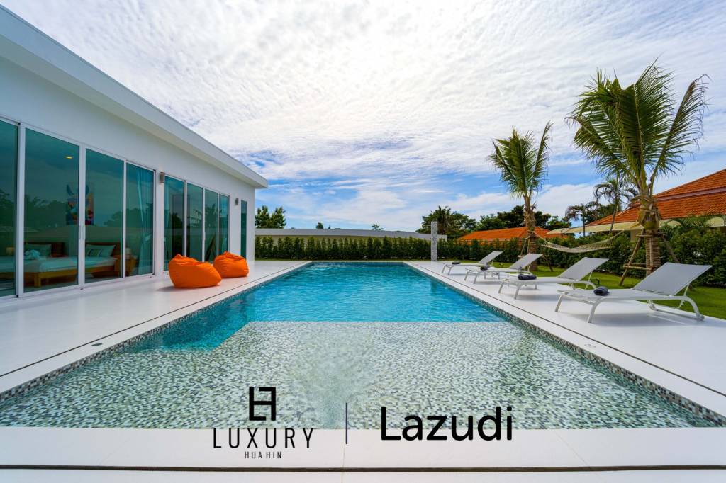 ปาล์มฮิลส์: บ้านเดี่ยวติดสนามกอล์ฟสุดพิเศษ 4 ห้องนอน บนที่ดิน 1,150 ตร.ม.