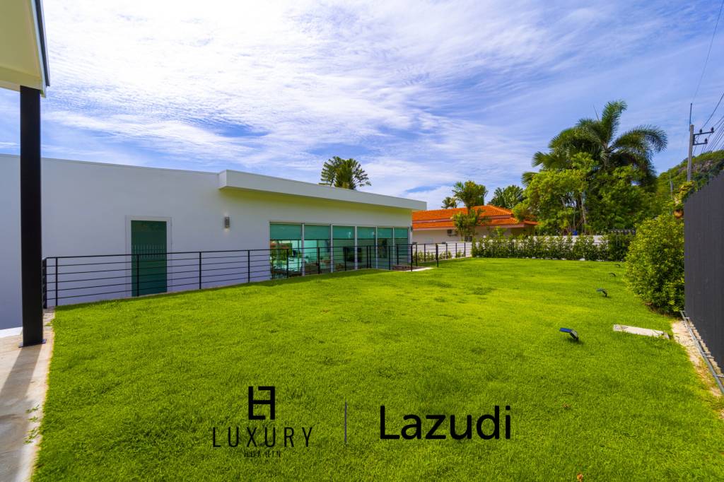 ปาล์มฮิลส์: บ้านเดี่ยวติดสนามกอล์ฟสุดพิเศษ 4 ห้องนอน บนที่ดิน 1,150 ตร.ม.