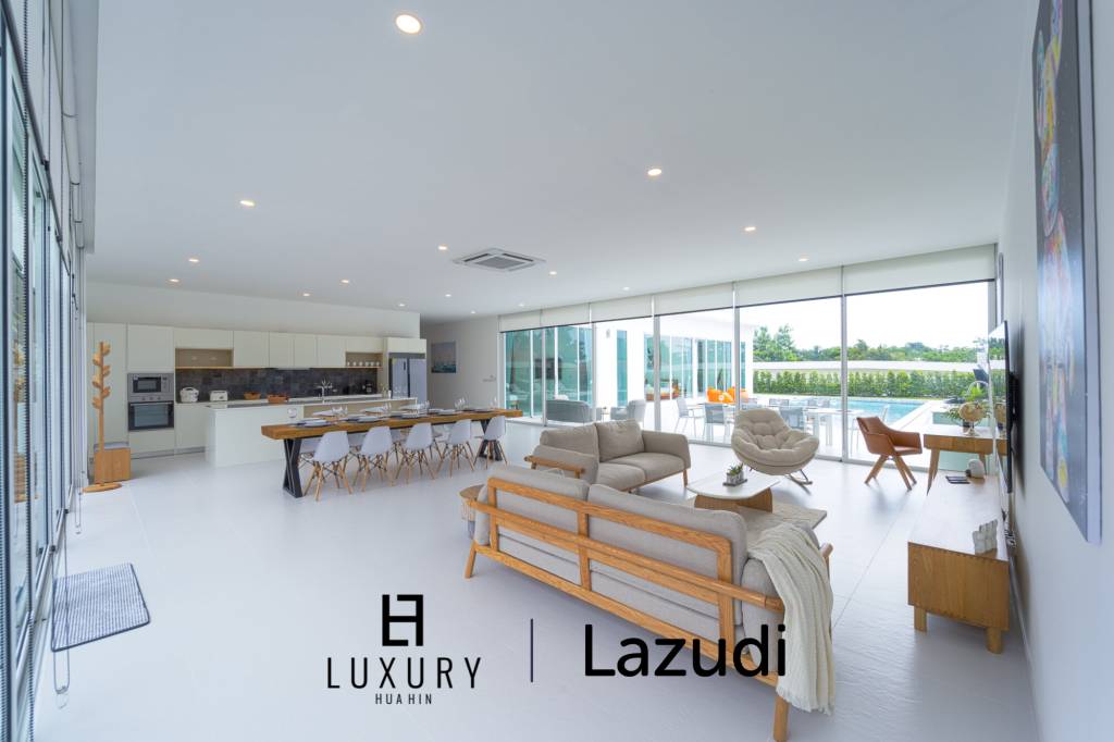 ปาล์มฮิลส์: บ้านเดี่ยวติดสนามกอล์ฟสุดพิเศษ 4 ห้องนอน บนที่ดิน 1,150 ตร.ม.