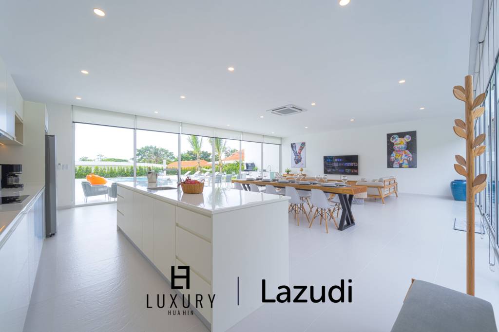 ปาล์มฮิลส์: บ้านเดี่ยวติดสนามกอล์ฟสุดพิเศษ 4 ห้องนอน บนที่ดิน 1,150 ตร.ม.